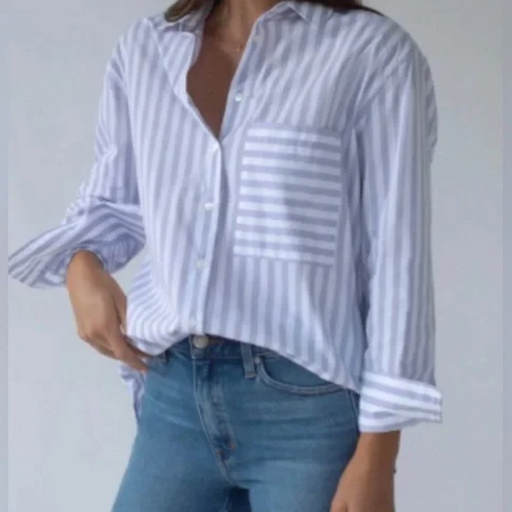 NWOT AYR The Deep End Shirt in Grape Soda XS